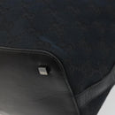 GUCCI GG Canvas Shoulder Bag Black Gold 001 4299 1669 Auth 188543A-15