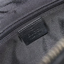 GUCCI GG Canvas Shoulder Bag Black Gold 001 4299 1669 Auth 188543A-18