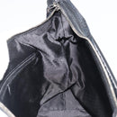 GUCCI GG Canvas Shoulder Bag Black Gold 001 4299 1669 Auth 188543A-19
