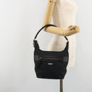 GUCCI GG Canvas Shoulder Bag Black Gold 001 4299 1669 Auth 188543A-24