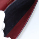 CHANEL Double Flap 25 Matelasse Chain Bag Lamb Skin Navy Gold CC Auth 188549SAV-23