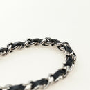 CHANEL Matelasse Chain Wallet Bag Caviar Skin Navy Silver CC Auth 188550SAV-8