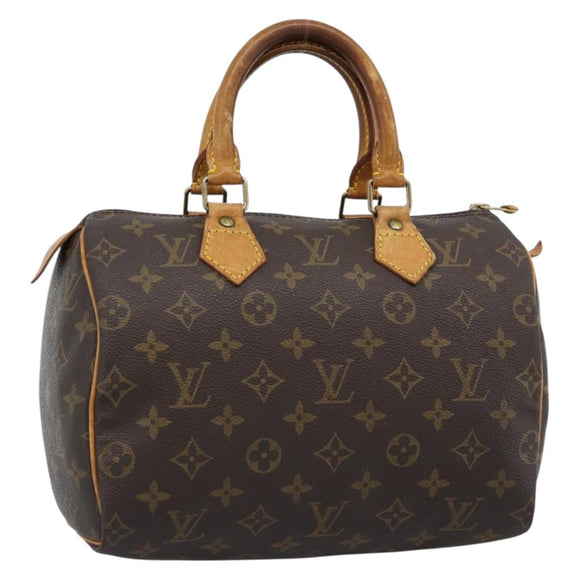 LOUIS VUITTON Monogram Speedy 25 Hand Bag M41528 LV Auth 188551A