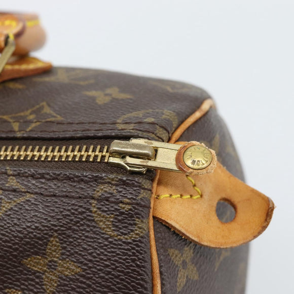 LOUIS VUITTON Monogram Speedy 25 Hand Bag M41528 LV Auth 188551A