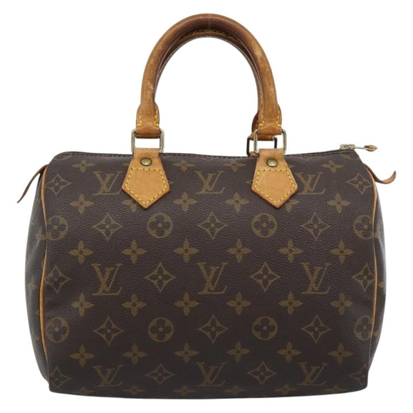 LOUIS VUITTON Monogram Speedy 25 Hand Bag M41528 LV Auth 188551A