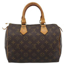 LOUIS VUITTON Monogram Speedy 25 Hand Bag M41528 LV Auth 188551A-2