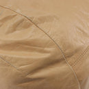 CELINE Hand Bag Leather Beige Gold Auth 188555-16