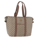 GUCCI GG Supreme Boston Bag PVC Beige Gold 012 1095 6080 Auth 188557-1