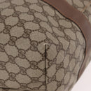 GUCCI GG Supreme Boston Bag PVC Beige Gold 012 1095 6080 Auth 188557-10