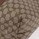 GUCCI GG Supreme Boston Bag PVC Beige Gold 012 1095 6080 Auth 188557-11