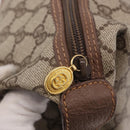 GUCCI GG Supreme Boston Bag PVC Beige Gold 012 1095 6080 Auth 188557-14