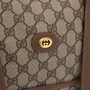 GUCCI GG Supreme Boston Bag PVC Beige Gold 012 1095 6080 Auth 188557-15