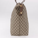 GUCCI GG Supreme Boston Bag PVC Beige Gold 012 1095 6080 Auth 188557-5