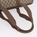 GUCCI GG Supreme Boston Bag PVC Beige Gold 012 1095 6080 Auth 188557-7