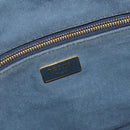 PRADA Canapa MM Hand Bag Canvas Blue Auth 188558-14
