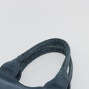 PRADA Canapa MM Hand Bag Canvas Blue Auth 188558-8