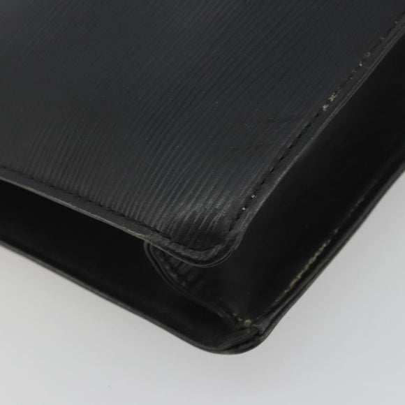 LOUIS VUITTON Epi Sac Plat Hand Bag Black M59082 LV Auth 188561