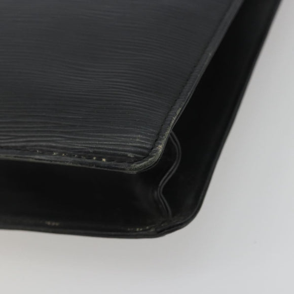 LOUIS VUITTON Epi Sac Plat Hand Bag Black M59082 LV Auth 188561