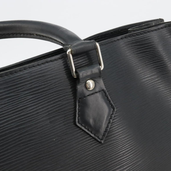 LOUIS VUITTON Epi Sac Plat Hand Bag Black M59082 LV Auth 188561