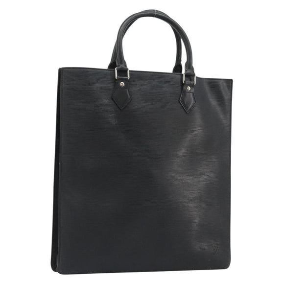 LOUIS VUITTON Epi Sac Plat Hand Bag Black M59082 LV Auth 188561