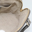 GUCCI Micro GG Canvas Guccissima Hand Bag Leather Gray Gold 449654 Auth 188568A-19