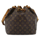 LOUIS VUITTON Monogram Petit Noe Shoulder Bag M42226 LV Auth 188569-2