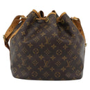 LOUIS VUITTON Monogram Petit Noe Shoulder Bag M42226 LV Auth 188569-3