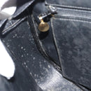 Christian Dior Shoulder Bag Leather Black Gold Auth 188570-19