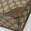 GUCCI GG Supreme Clutch Bag Clutch Bag PVC Beige Auth 188571-15