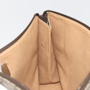 GUCCI GG Supreme Clutch Bag Clutch Bag PVC Beige Auth 188571-18