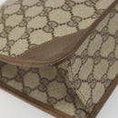 GUCCI GG Supreme Clutch Bag Clutch Bag PVC Beige Auth 188571-14