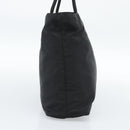 PRADA Hand Bag Nylon Black Silver Auth 188572-3