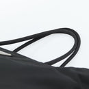 PRADA Hand Bag Nylon Black Silver Auth 188572-8