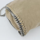 Stella MacCartney Chain Falabella Shoulder Bag polyester Beige Auth 188574A-13