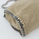 Stella MacCartney Chain Falabella Shoulder Bag polyester Beige Auth 188574A-15