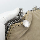 Stella MacCartney Chain Falabella Shoulder Bag polyester Beige Auth 188574A-16