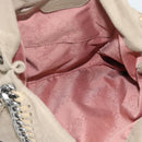 Stella MacCartney Chain Falabella Shoulder Bag polyester Beige Auth 188574A-18