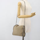 Stella MacCartney Chain Falabella Shoulder Bag polyester Beige Auth 188574A-24