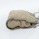 Stella MacCartney Chain Falabella Shoulder Bag polyester Beige Auth 188574A-5