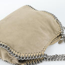 Stella MacCartney Chain Falabella Shoulder Bag polyester Beige Auth 188574A-6