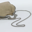 Stella MacCartney Chain Falabella Shoulder Bag polyester Beige Auth 188574A-9