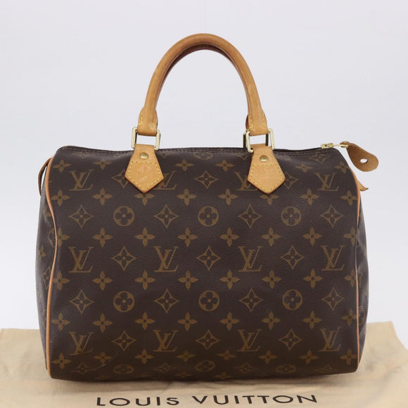 LOUIS VUITTON Monogram Speedy 30 Hand Bag M41526 LV Auth 188575SAV