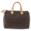 LOUIS VUITTON Monogram Speedy 30 Hand Bag M41526 LV Auth 188575SAV-3