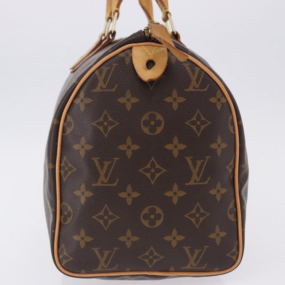 LOUIS VUITTON Monogram Speedy 30 Hand Bag M41526 LV Auth 188575SAV