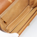 GUCCI Hand Bag Leather Beige Gold Auth 188578-10