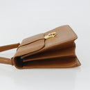 GUCCI Hand Bag Leather Beige Gold Auth 188578-4