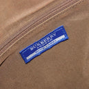BURBERRY Blue Label Shoulder Bag Leather 2way Beige Auth 188582-21