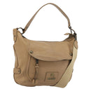 BURBERRY Blue Label Shoulder Bag Leather 2way Beige Auth 188582-1