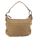BURBERRY Blue Label Shoulder Bag Leather 2way Beige Auth 188582-2