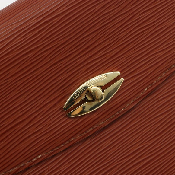 LOUIS VUITTON Epi Malesherbes Hand Bag Brown M52373 LV Auth 188584